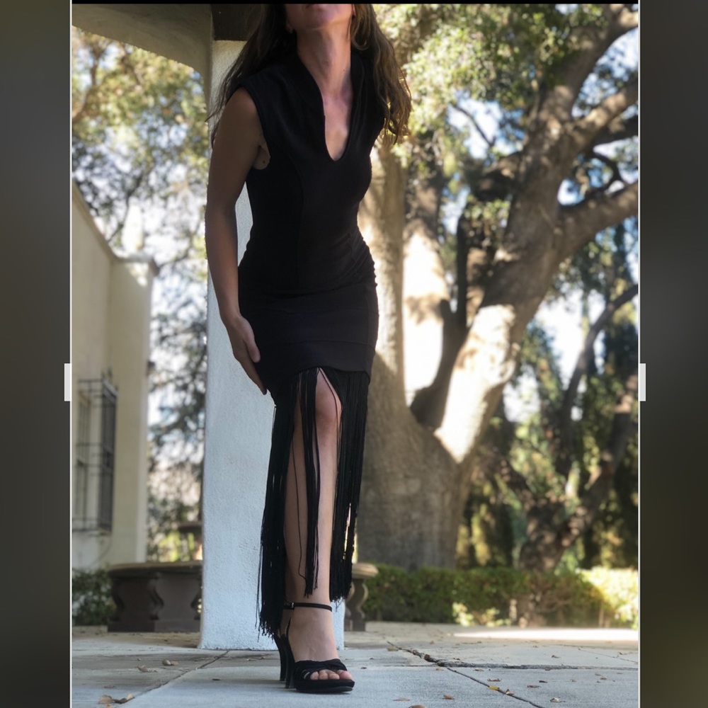 Amazing Vintage Fringe “let’s Dance” Dress💃🏻💃🏿 - Picture 3 of 11